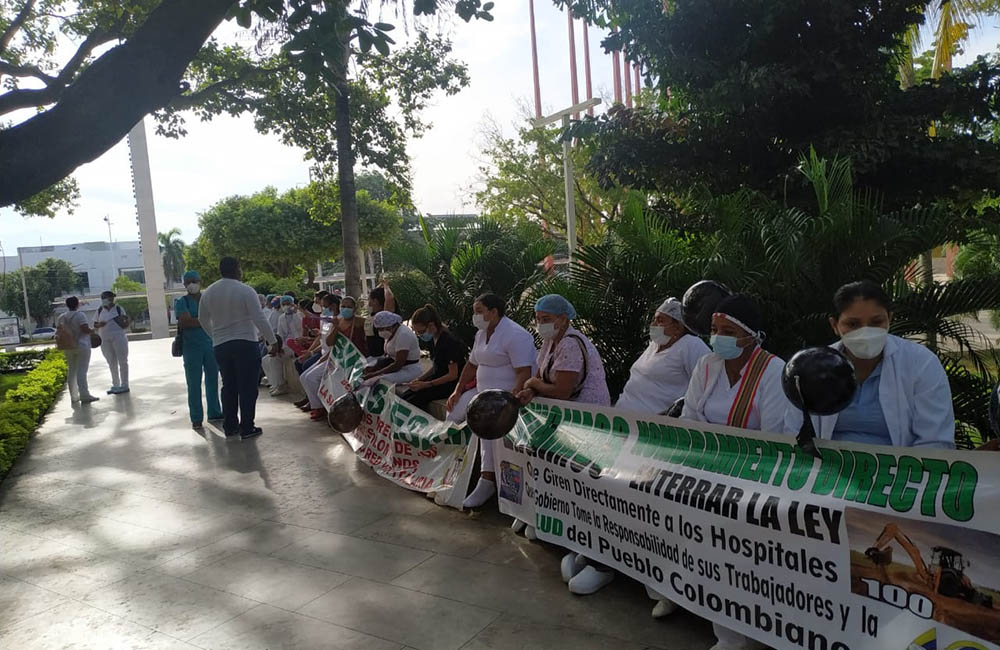 Jornada De Protesta De Trabajadores De La Salud - Diario Del Cesar